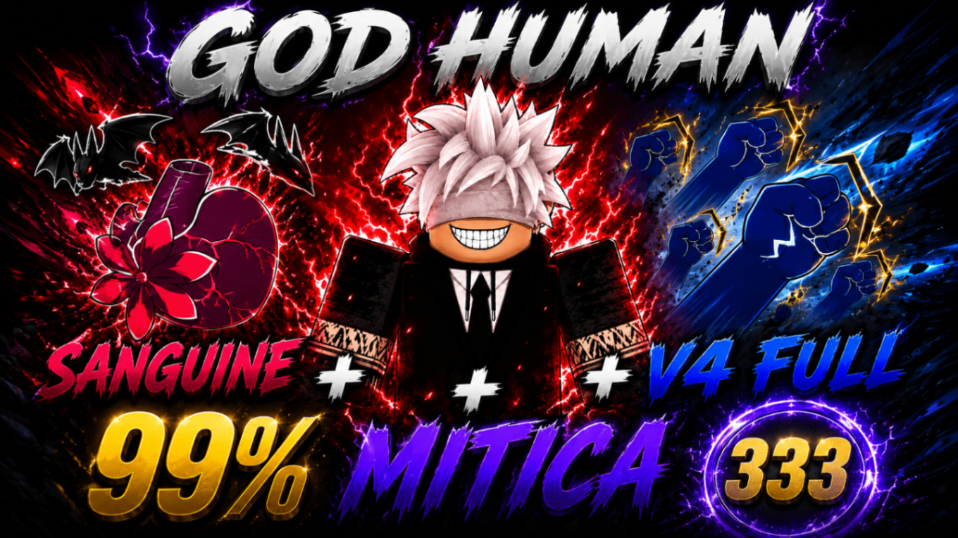GOD HUMAN + SANGUINE + V4